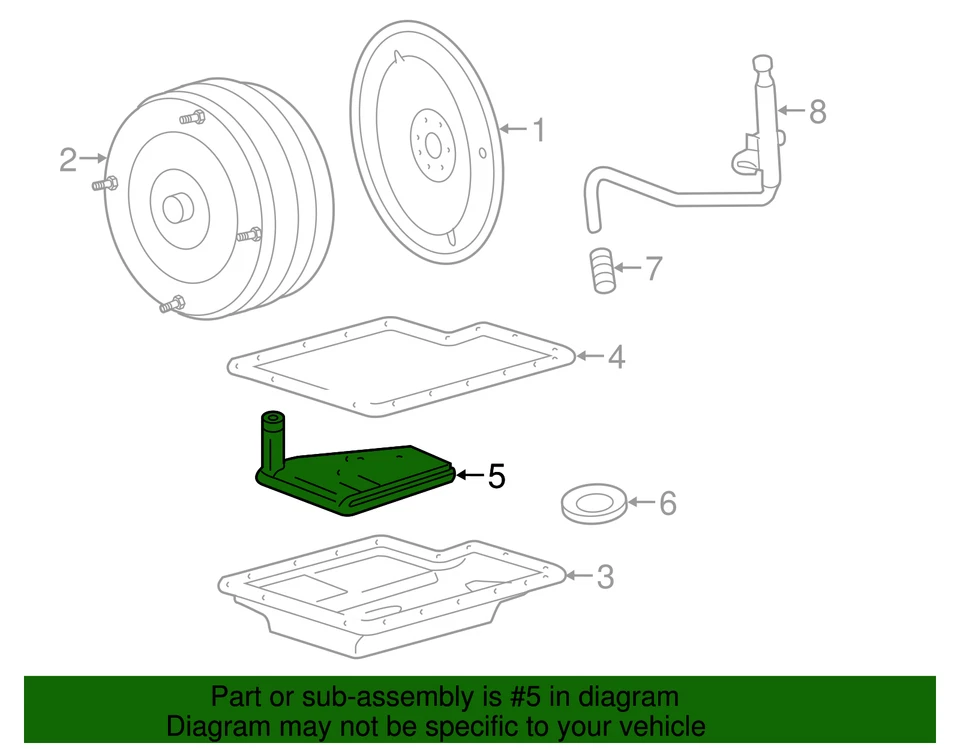 Genuine Ford 2015-2020 Ford F-150 - Transmission Oil Filter FL3Z-7A098-B - Image 2 of 4