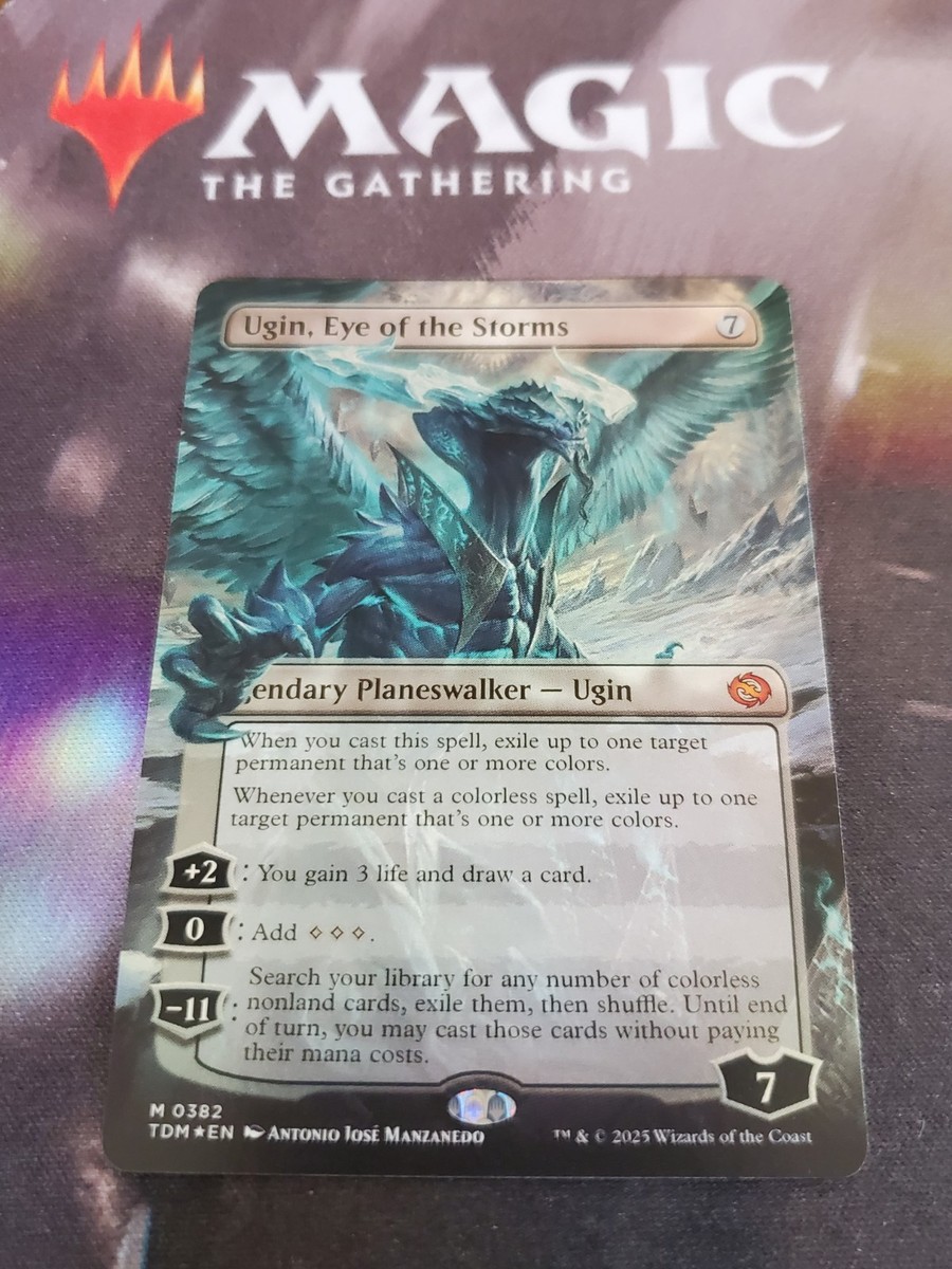 マジック：ザ・ギャザリング MTG Ugin, Eye of the Storms Non-foil Ugin, Eye of the Storms (Borderless) - Tarkir: Dragonstorm