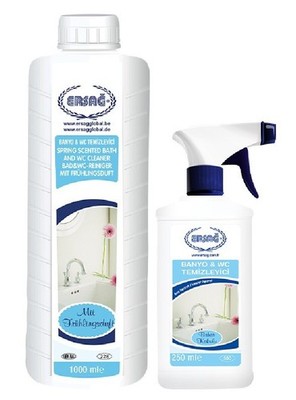 Ersag ECO BANYO, Bad und WC Reiniger 1000 ML. MİT BEHALTER, konzentrate,original
