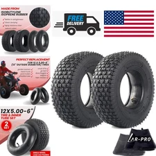 Replacement 12 Inch Tire and Inner Tube Set for Razor and Other Small Off-Road