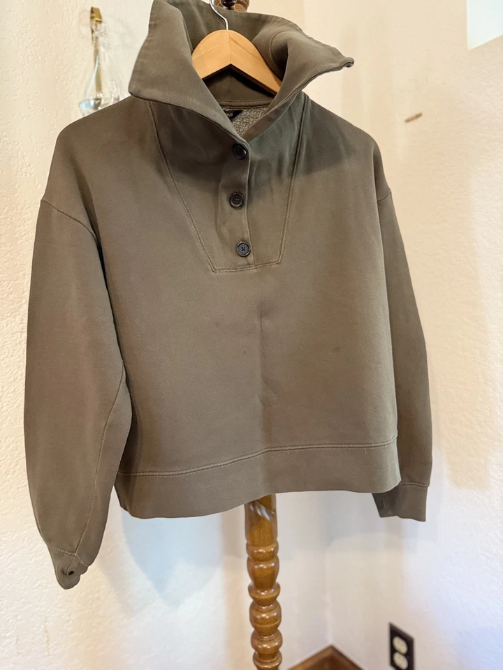 Banana Republic женщин Boxy поло пуловер толстовка - размер S - Изображение 4 из 4