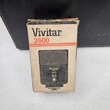 Vivitar 2600 Universal Auto Electronic Flash  Original Box