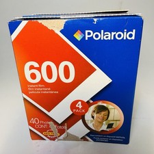 Polaroid 600 Instant Film 4-Pack 10 Photos Per Pack, 40 Total Expired.