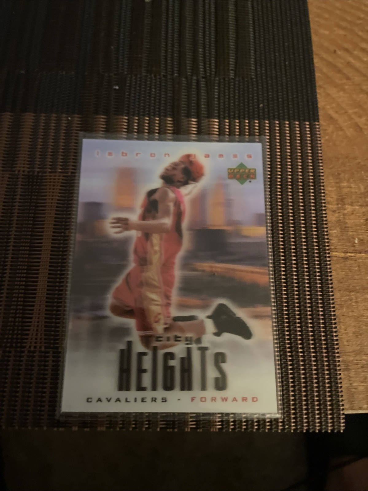LeBron James 2003 Upper Deck 3D City Heights Redemption Special RC 