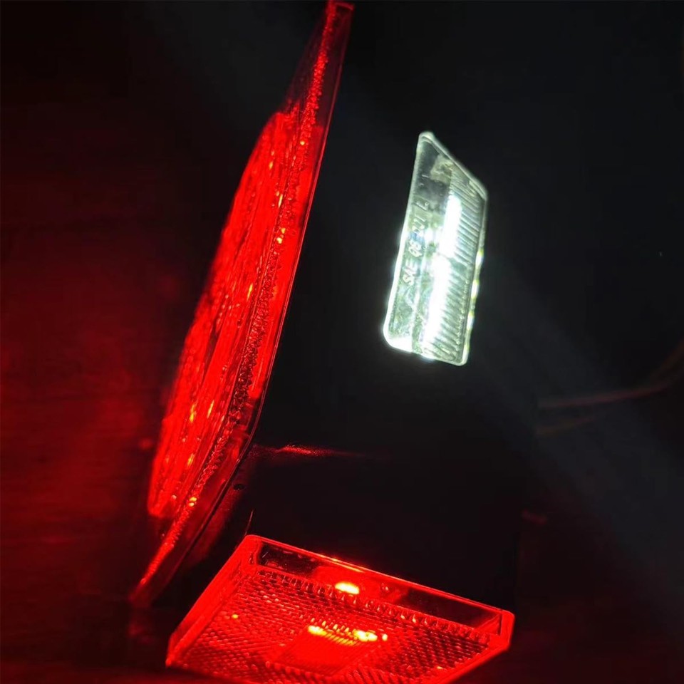 fouwick LED trailer lights Kit, 12V Submersible Tail Marker Lights ...