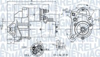 Magneti Marelli Anlasser Starter 063720681010 12V FüR Renault Clio 1 Laguna BA0