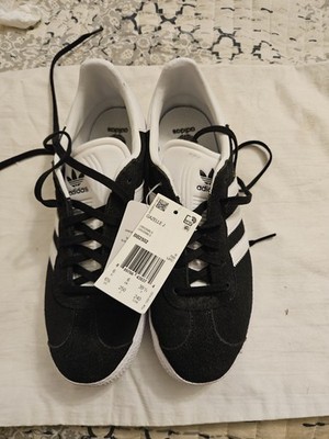 Adidas Gazelle Sneakers Core Black and Cloud White Men's 6.5 ( New No Box)