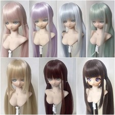 1/3 1/4 Two-ponytailed Girl Hairs High Temperature Silk Wig For BJD Doll