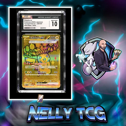 2024 Pokemon Terastal Festival - Pikachu ex #236/187 CGC 10 Gem Mint