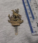 WW1 Royal Navy Royal Marine Division HMS Hood Battalion Collar Badge With Slider