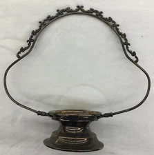 Antique Wedding Bridal “Basket” Silver Plate! 11.5” X 11.25”