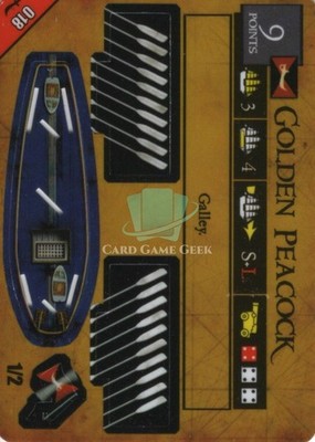 Golden Peacock - C18 - Barbary Coast - Pirates (WizKids)