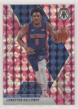 2019-20 Panini Mosaic Pink Camo Prizm Langston Galloway #47 05ja