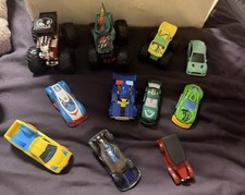 Mix Lot Of Diecast Cars And Monster Trucks