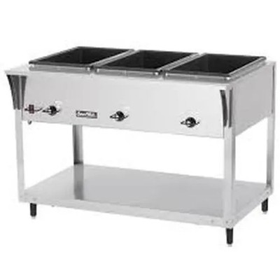 Vollrath 38213 ServeWell SL 3 Well S/s Hot Food Steam Table Electric 2100W