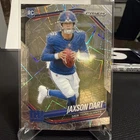 2025 Prizm Football Jaxson Dart RC Lazer Prizm #332 Giants RARE