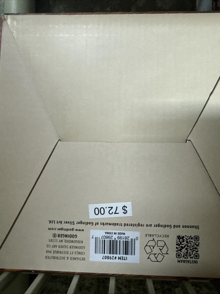 Godinger Cosecha Colección Cristal Calabaza Caja Cubierta Otoño Acción de Gracias Foto 2 de 4