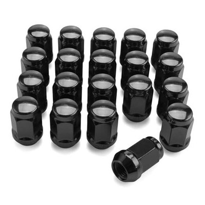 20pcs M12x1.5 Lug Nuts for Escape 2001-2023, Fusion 2006-2020, Focus 2000 Black