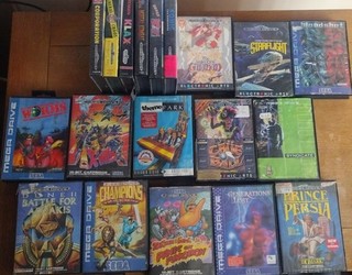 LOTE DE TRABAJO de 19 x JUEGOS SEGA MEGA DRIVE 16 BITS