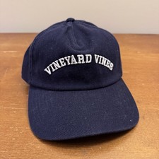 Vineyard Vines Blue Whale Logo Baseball Hat Cap Adjustable Strap