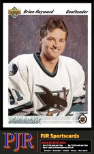 Brian Hayward 1991-92 Upper Deck #59 San Jose Sharks
