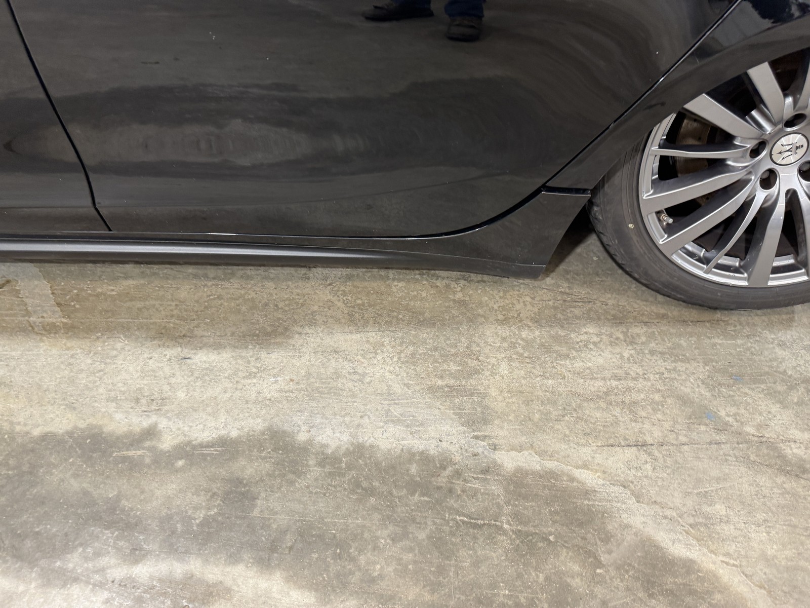 14-22 MASERATI GHIBLI DRIVER LEFT REAR SIDE DOOR BLACK 820A