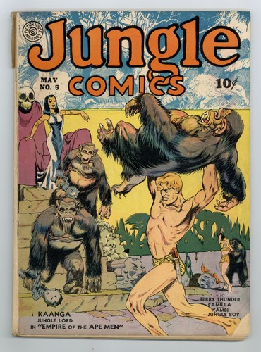 Jungle Comics #5 GD+ 2.5 1940