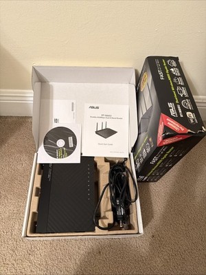 ASUS RT-N66U 450 Mbps 4-Port Gigabit Wireless N Router W/Adapter