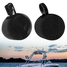 Boat Speaker Cover 9.5x9.5x11.4 Marine Wakeboard Tower UV Dustproof 2PCS