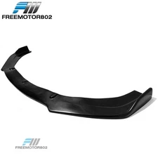 Fits 16-18 Civic 2DR 4DR CS Style Front Bumper Lip Spoiler Splitter Unpainted PU