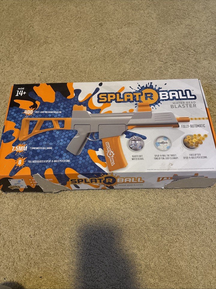 Splat R Ball Water Bead Blaster SRB1200 Fully Automatic w/ Accessories ...