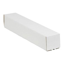 USA Mailing Tubes, 37" L x 3" W x 3" H, 25-Pack Square Corrugated Tubes for M...