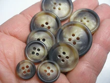  New Brown Buttons Blazer Suit Coat Jacket sizes 1inch, 7/8 ,13/16 ,5/8 ,1/2 DB1