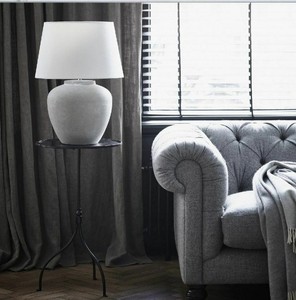 white company floor lamp