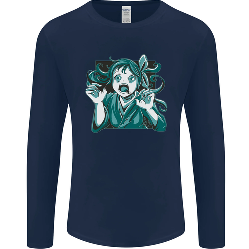 Un Gótico Zombie Oso de Peluche Halloween Hombre Manga Larga Camiseta - Imagen 29 de 38