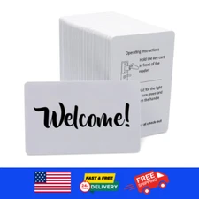 NEW Hotel RFID Key Card Compatible with SAFLOK, KABA, ONITY, Miwa, (200)