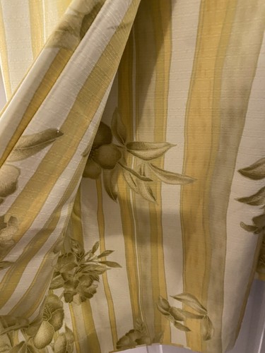 Sferra Bros. Yellow/Green Floral Egyptian Cotton Tablecloth 98” x 105” Italy - Picture 4 of 11