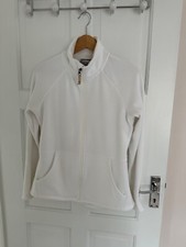 Skechers White Zip Tracksuit Type Zipped Jacket Size M