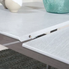 SAFAVIEH Kyoga Auto Mechanism Extension Dining Table | Dark Grey |