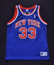 Patrick Ewing New York Knicks Champion Jersey NBA NYK Authentic Sewn 44 L Men