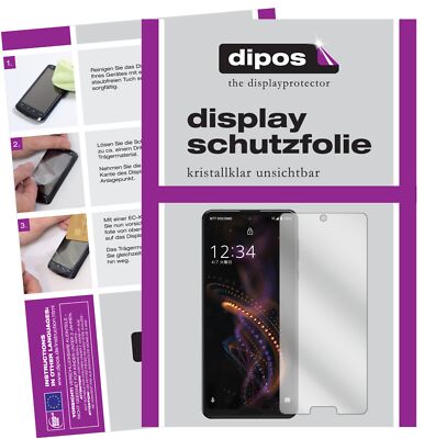 2x Schutzfolie für Sharp Aquos R5G klar Displayschutzfolie Folie Display Schutz