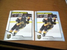 2 dif 2020-21 O-PEE-CHEE MARQUEE ROOKIES # 621- REID DUKE- VEGAS- REG & BLUE