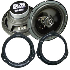 Mercedes GLK X204 ab 10.2008 T&uuml;ren Front Lautsprecher & Adapterringe 165mm