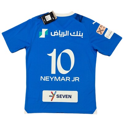 2023/24 Al Hilal Home Jersey #10 Neymar Jr Medium PUMA Saudi Pro