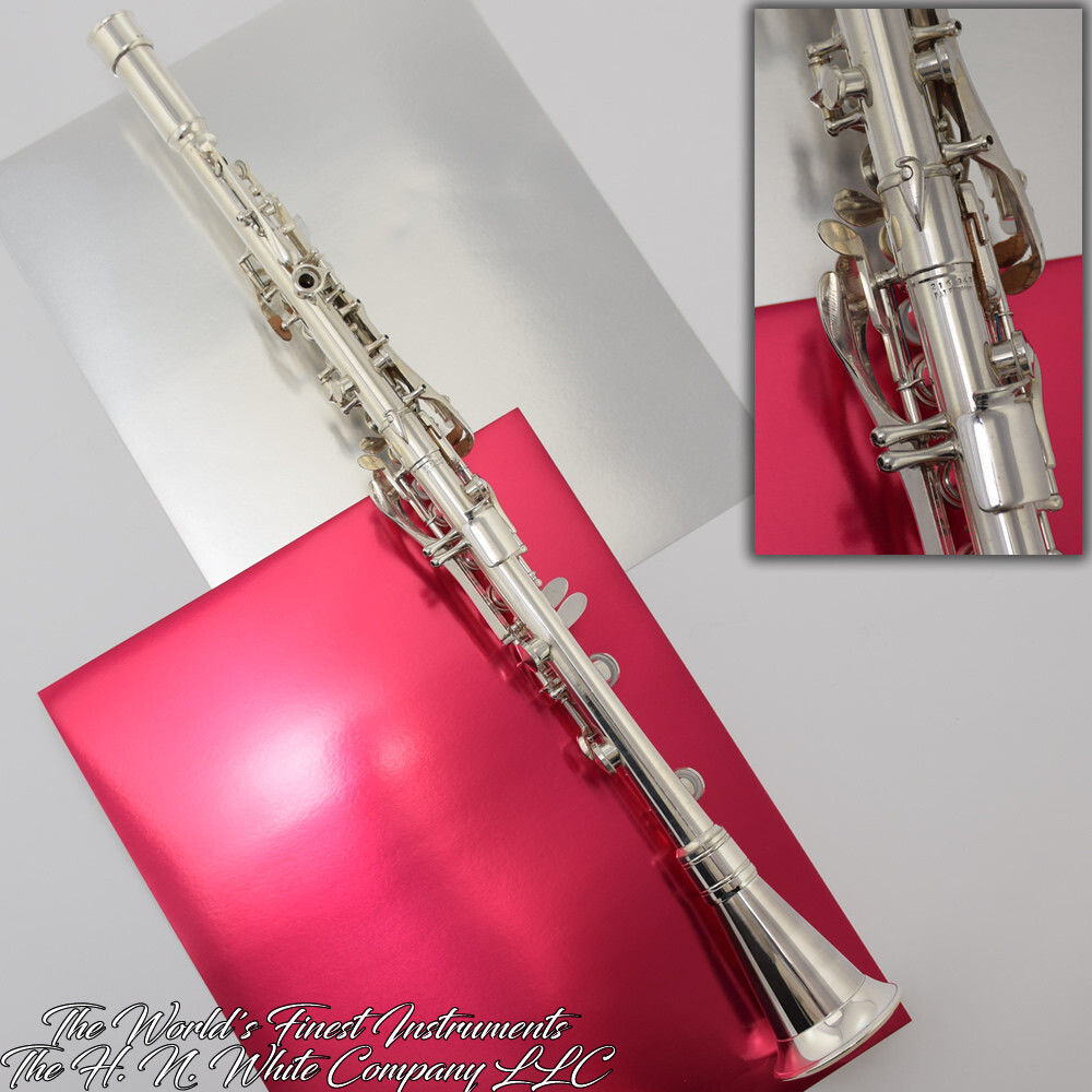 Vintage Silver King H. N. White Clarinet Sterling Silver