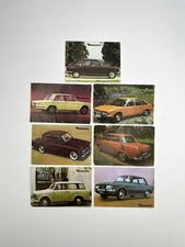 Vintage Lot 7 Mototechna Trading Car Vehicle Cards Communist Era Orion Czech