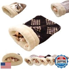 JCATPD Cat Sleeping Bag for Indoor Cats Cozy Winter Soft Plush