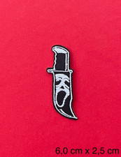 Iron On Patch, Iron On Patch, Patch HORROR MOVIES HALLOWEEN SCREAM/KNIFE