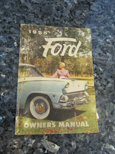 1955 FORD CAR OWNER'S MANUAL - ORIGINAL VINTAGE BOOK - Picture 1 of 10