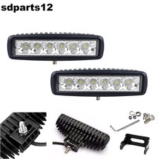Fari Lampada Supplementare Profondità Per Auto Fuoristrada 12/24v 6 Led 18w Ip67